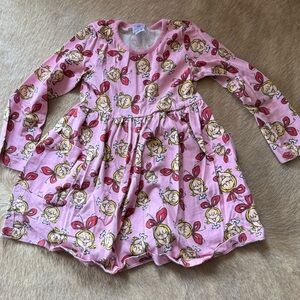 Hanna Andersson Pink Cartoon Print Dress